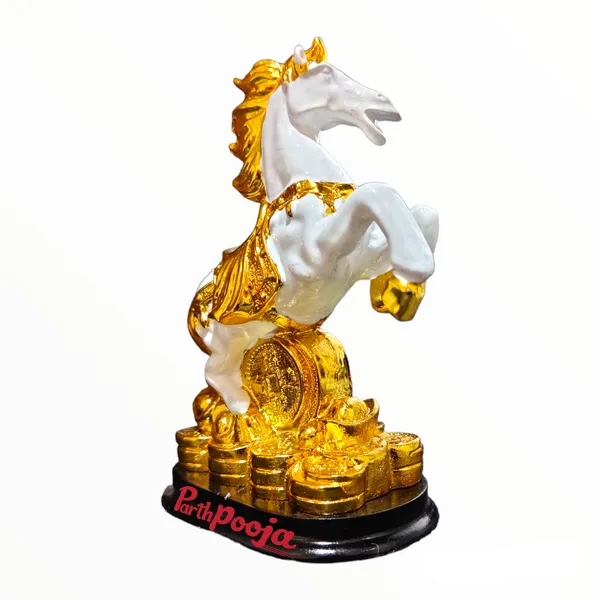 Feng_Shui_Gold_White_Horse_Statue_Figurine
