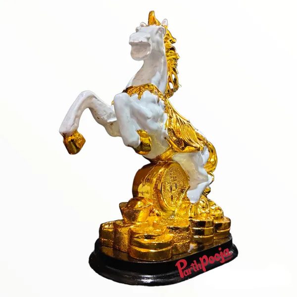Feng_Shui_Gold_White_Horse_Statue_Figurine