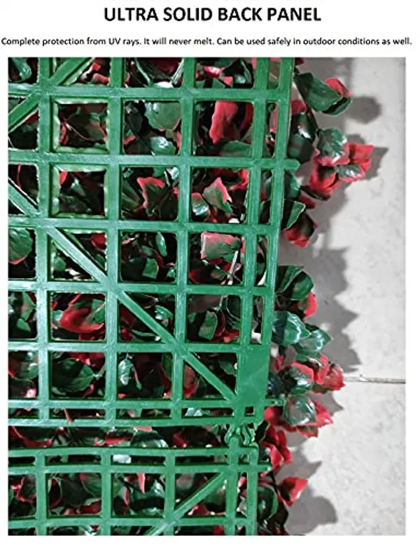 Red_Vertical_Garden_Artificial_Wall_Plants_|_50Cm_X_50Cm_X_8Cm