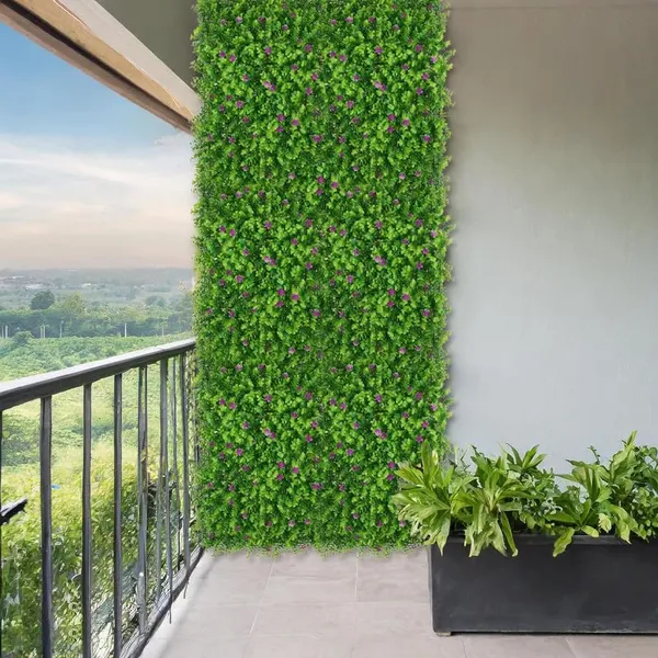 Green_&_Purple_Vertical_Garden_Artificial_Wall_Plants_|_60Cm_X_40Cm_X_8Cm