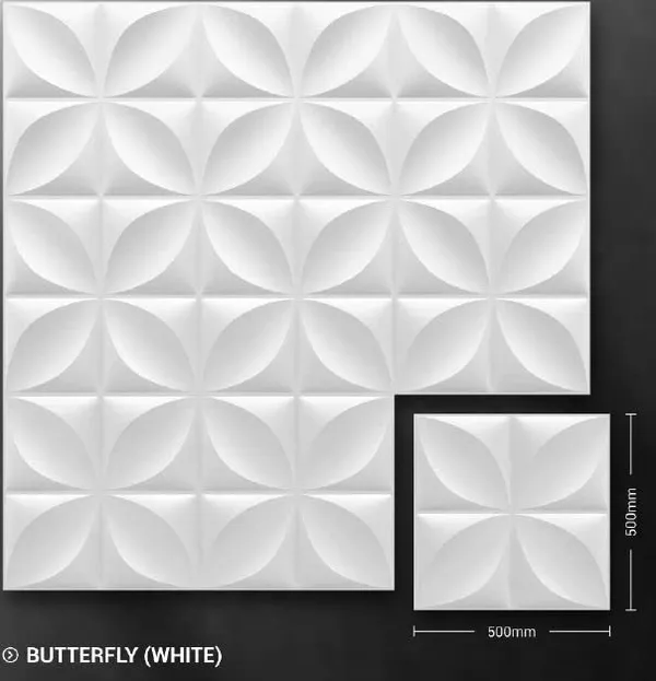 White_Premium_Wall_Arts_3D_Wall_Panels_|_20_X_20_Inch