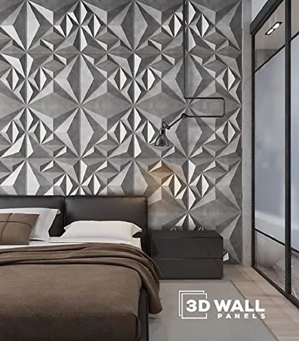 White_3D_PVC_Embossed_And_Printable_Diamond_Cut_Wall_Panels