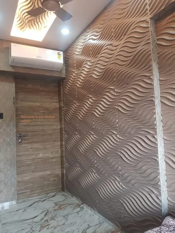 White_3D_PVC_Embossed_And_Printable_Swirl_Design_Wall_Panels