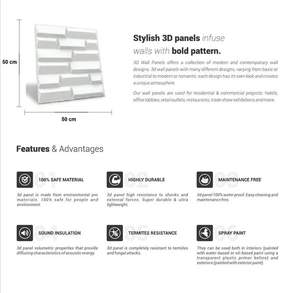 White_Premium_Wall_Arts_3D_Wall_Panels_|_20_X_20_Inch
