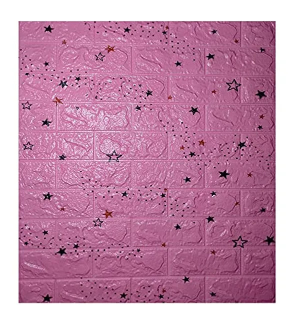 Multicolor_Cute_3D_Brick_Wall_Designs_Wallpaper_For_Kids_Room_|_70_X_77_Cm