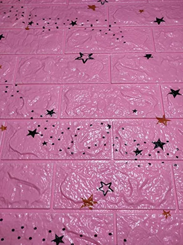 Multicolor_Cute_3D_Brick_Wall_Designs_Wallpaper_For_Kids_Room_|_70_X_77_Cm