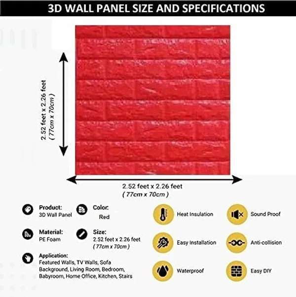 Red_Cute_3D_Brick_Wallpaper_For_Walls_|_70_X_77_Cm