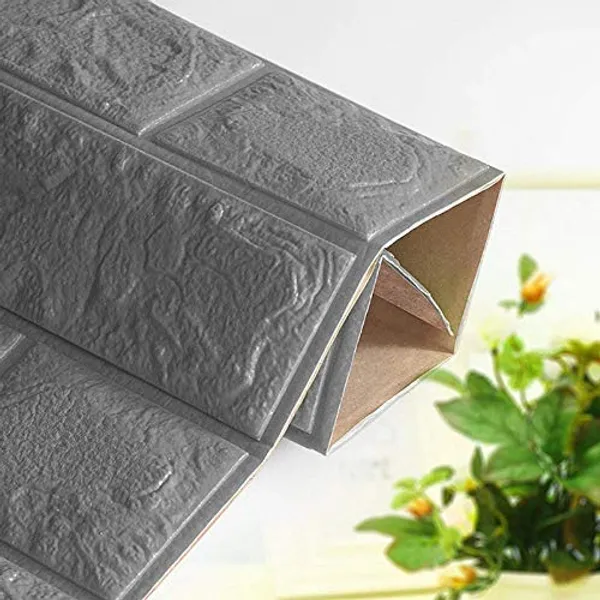 Silver_Grey_Cute_3D_Brick_Wallpaper_For_Walls_|_70_X_77_Cm