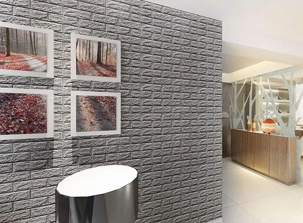 Silver_Grey_Cute_3D_Brick_Wallpaper_For_Walls_|_70_X_77_Cm