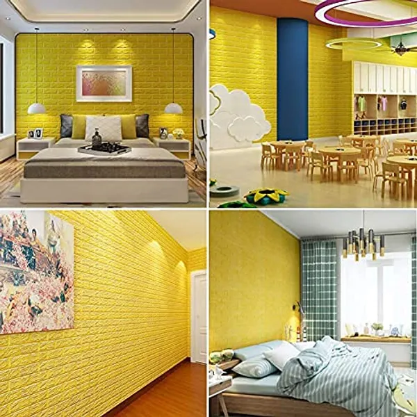 Yellow_Cute_3D_Brick_Wallpaper_For_Walls_|_70_X_77_Cm
