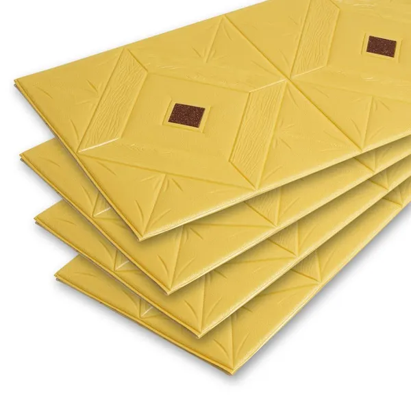 Gold_Cute_Pyramid_Design_3D_Foam_Wall_Panels_|_70_X_70Cm