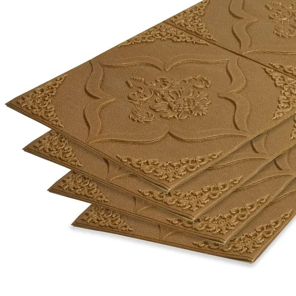 Brown_Cute_Square_Design_3D_Foam_Wall_Panels_|_70_X_70_Cm