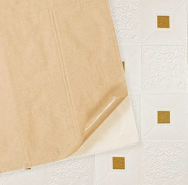 Gold_Cute_Square_Design_3D_Foam_Wall_Panels_|_70X70_Cm