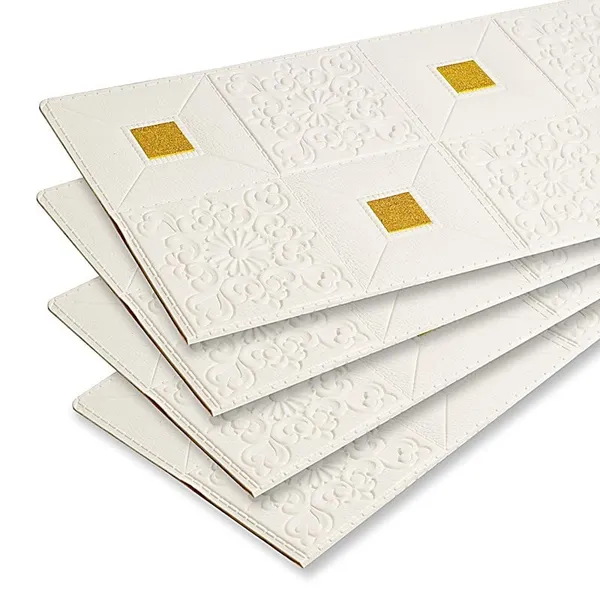 Gold_Cute_Square_Design_3D_Foam_Wall_Panels_|_70X70_Cm