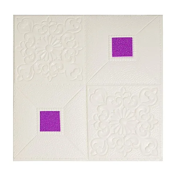 Pink_Cute_Square_Design_3D_Foam_Wall_Panels_|_70X70_Cm