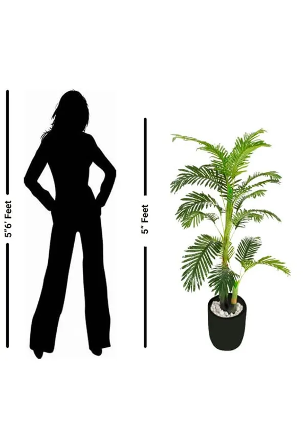 Green_Artificial_Areca_Palm_Plant_|_Without_Pot_For_Home,_Office