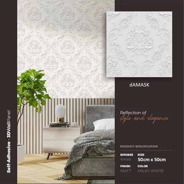 White_3D_Damask_Embossed_And_Printable_Peel_And_Stick_Wall_Panels_|_19.7_X_19.7_Inch
