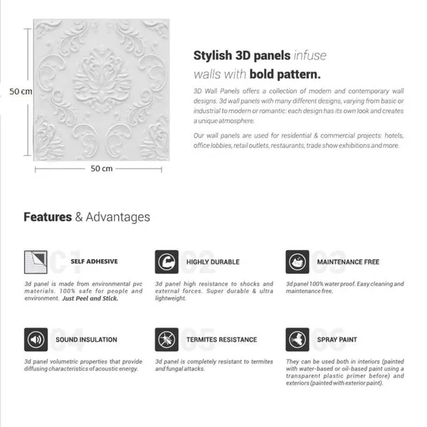 White_3D_Damask_Embossed_And_Printable_Peel_And_Stick_Wall_Panels_|_19.7_X_19.7_Inch
