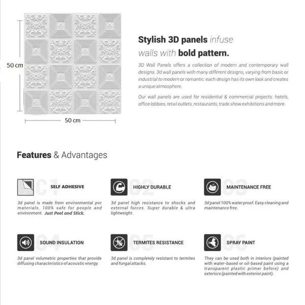 White_3D_Square_Embossed_And_Printable_Peel_And_Stick_Wall_Panels_|_19.7_X_19.7_Inch