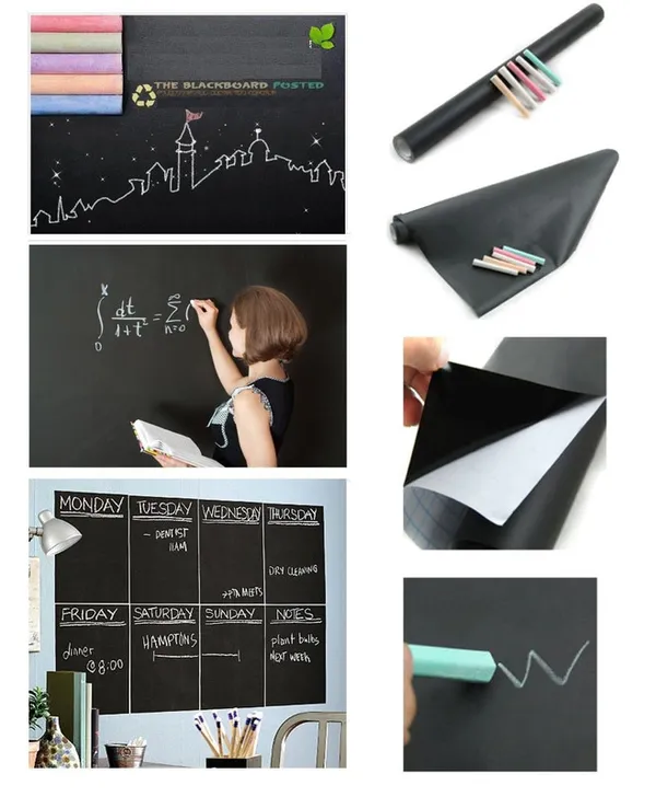 Pack_Of_2_White_&_Black_Pvc_Removable_Self-Adhesive_Board_Sticker_with_5_Free_Chalks_|_For_Children_Study_Room_|_60_X_200_Cm