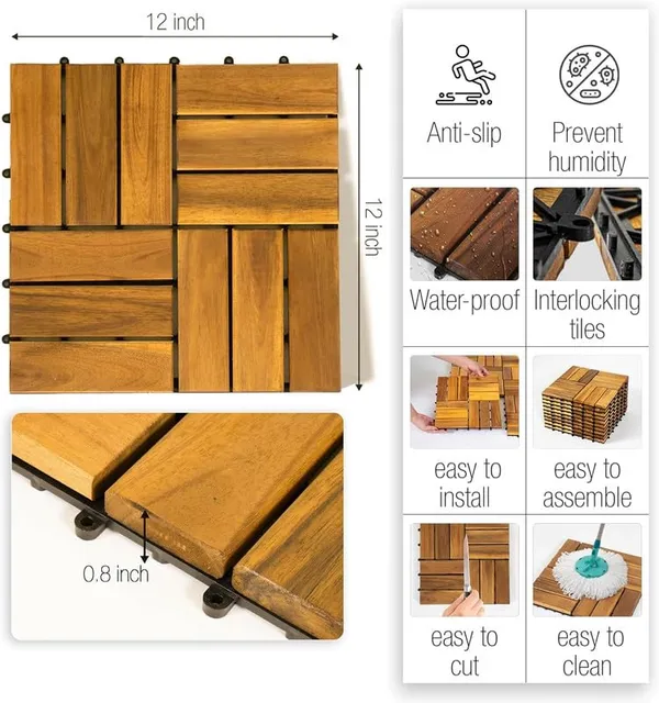 Teak_Wooden_Flooring_Deck_Tiles_|_Inter-Locking_|_Water_Resistant_|_12_X_12_X_0.75_Inch_each