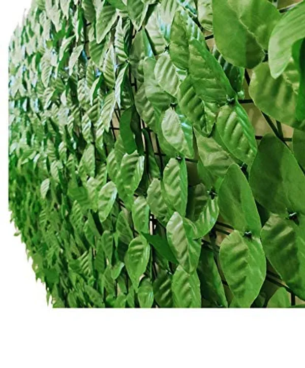Green_UV_Protected_Artificial_Grass_Fence_Trellis_With_Leaves_For_Garden,_Balcony_|_3_X_1_Mtr