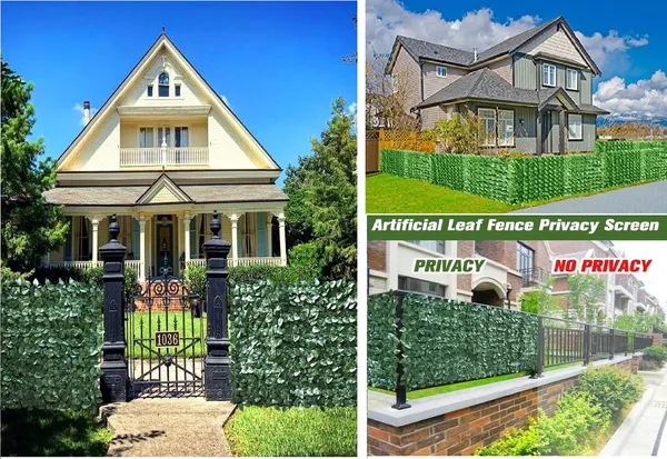 Green_UV_Protected_Artificial_Grass_Fence_Trellis_With_Leaves_For_Garden,_Balcony_|_3_X_1_Mtr