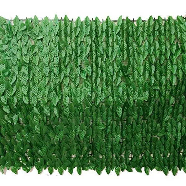 Green_UV_Protected_Artificial_Grass_Fence_Trellis_With_Leaves_For_Garden,_Balcony_|_3_X_1_Mtr