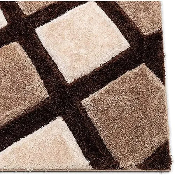 Brown_Shaggy_Hand_Woven_Rug_Carpet_|_For_Living_Room_Bedroom_|_4X6_Feet_Each