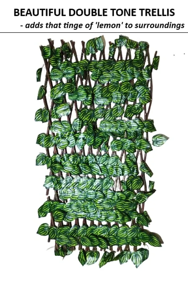 Lemon_Green_UV_Protected_Garden_Trellis_|__Expandable_Garden_Grass_Fence