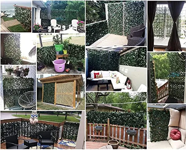 Lemon_Green_UV_Protected_Garden_Trellis_|__Expandable_Garden_Grass_Fence