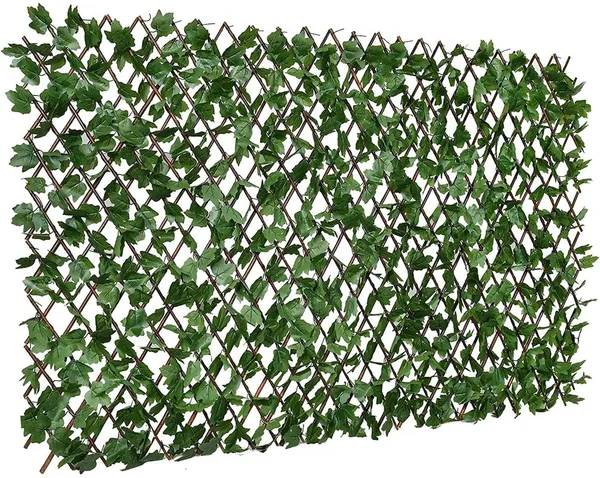 Lemon_Green_UV_Protected_Garden_Trellis_|__Expandable_Garden_Grass_Fence