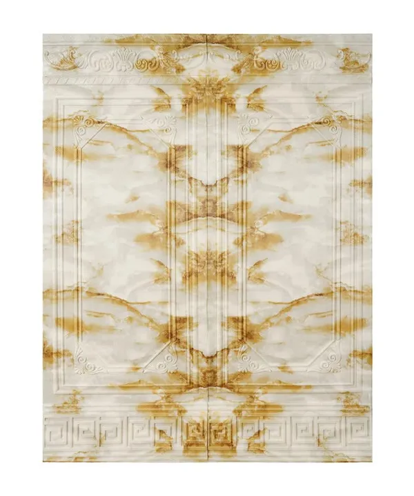 White_Border_3D_Foam_Wall_Panels_|_70_X_89Cm