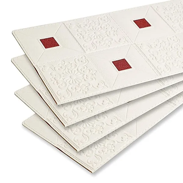 Red_Cute_Square_Design_3D_Foam_Wall_Panels_|_70X70_Cm