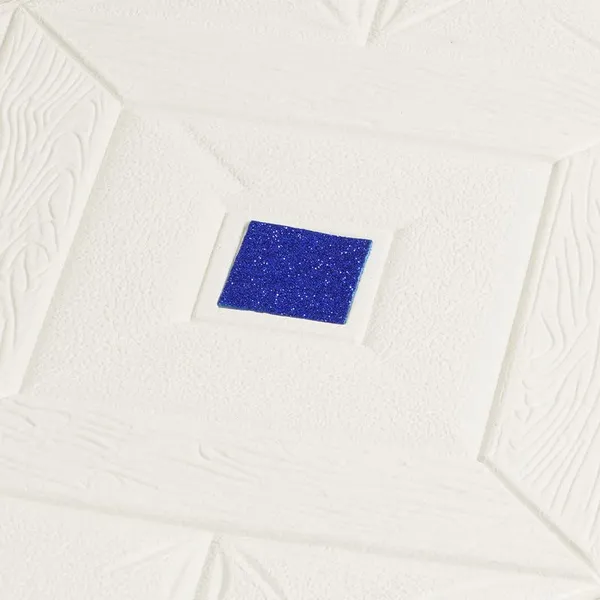 Blue_&_White_Rhombus_Design_3D_Ceiling_Foam_Wall_Panels_|_70_X_70Cm