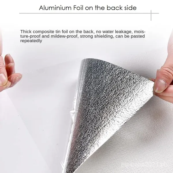 White_Gold_3D_Waves_Foam_Wallpaper_Sticker_|_70_X_70Cm