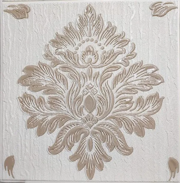 Cream_Damask_Textured_&_Waterproof_3D_Design_Foam_Wall_Panels_|_70_X_70_Cm