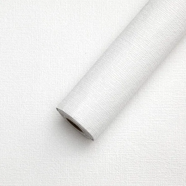 White_Waterproof_Textured_Linen_3D_Foam_Wallpaper_For_Wall_|_3_X_0.7_Mtr