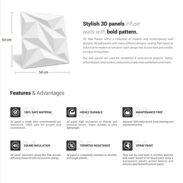White_Pvc_Embossed_And_Printable_Alps_Design_3D_Wall_Panels_|_20_X_20_In