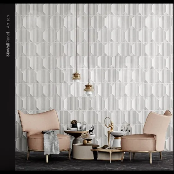 White_Pvc_Embossed_And_Printable_3D_Artisan_Design_Wall_Panels_|_20_X_20_In
