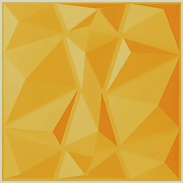 Golden_Diamond_Stone_Design_3D_Embossed_And_Printable_Wall_Panels_|_20_X_20_Inch