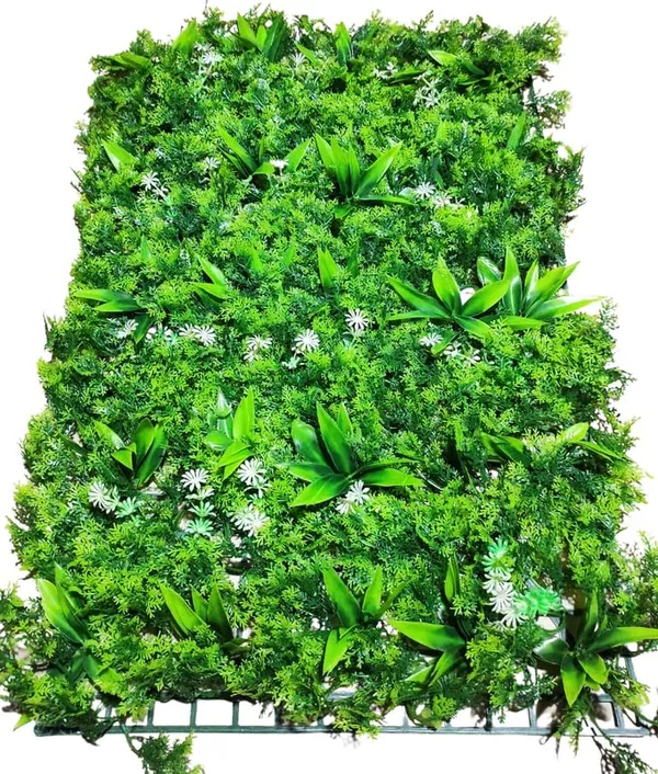 Green_With_White_Flowers_Vertical_Garden_Artificial_Wall_Plants_|_60Cm_X_40Cm_X_8Cm