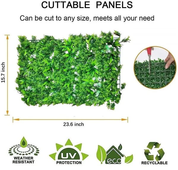Green_With_White_Flowers_Vertical_Garden_Artificial_Wall_Plants_|_60Cm_X_40Cm_X_8Cm
