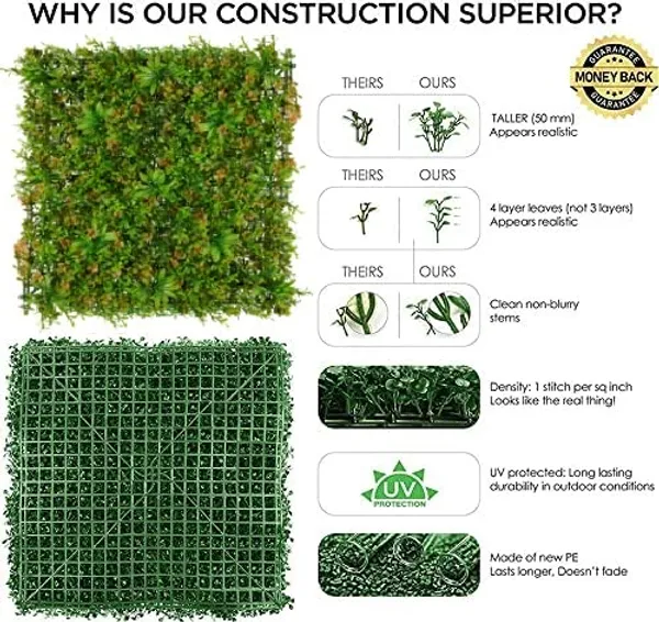 Green_&_Beige_Vertical_Garden_Artificial_Wall_Plants_|_50Cm_X_50Cm_X_5Cm