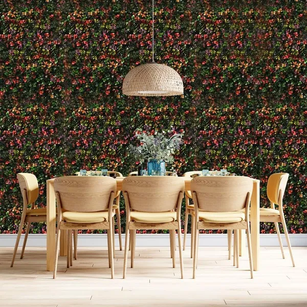 Multicolor_Vertical_Garden_Artificial_Wall_Plants_|_50Cm_X_50Cm_X_8Cm