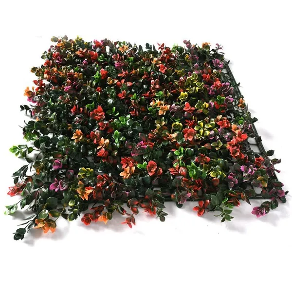 Multicolor_Vertical_Garden_Artificial_Wall_Plants_|_50Cm_X_50Cm_X_8Cm