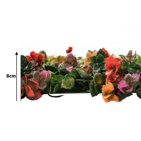 Multicolor_Vertical_Garden_Artificial_Wall_Plants_|_50Cm_X_50Cm_X_8Cm