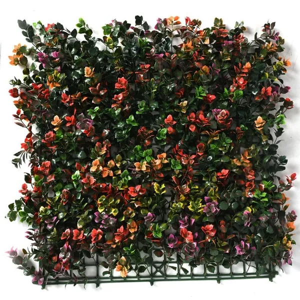 Multicolor_Vertical_Garden_Artificial_Wall_Plants_|_50Cm_X_50Cm_X_8Cm