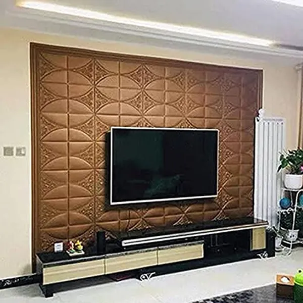 Copper_Cute_Flower_Design_3D_Foam_Wall_Panels_|_70_X_70Cm