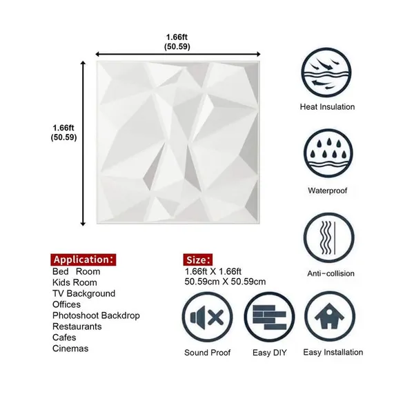 White_3D_PVC_Embossed_And_Printable_Butterfly_Wall_Panels
